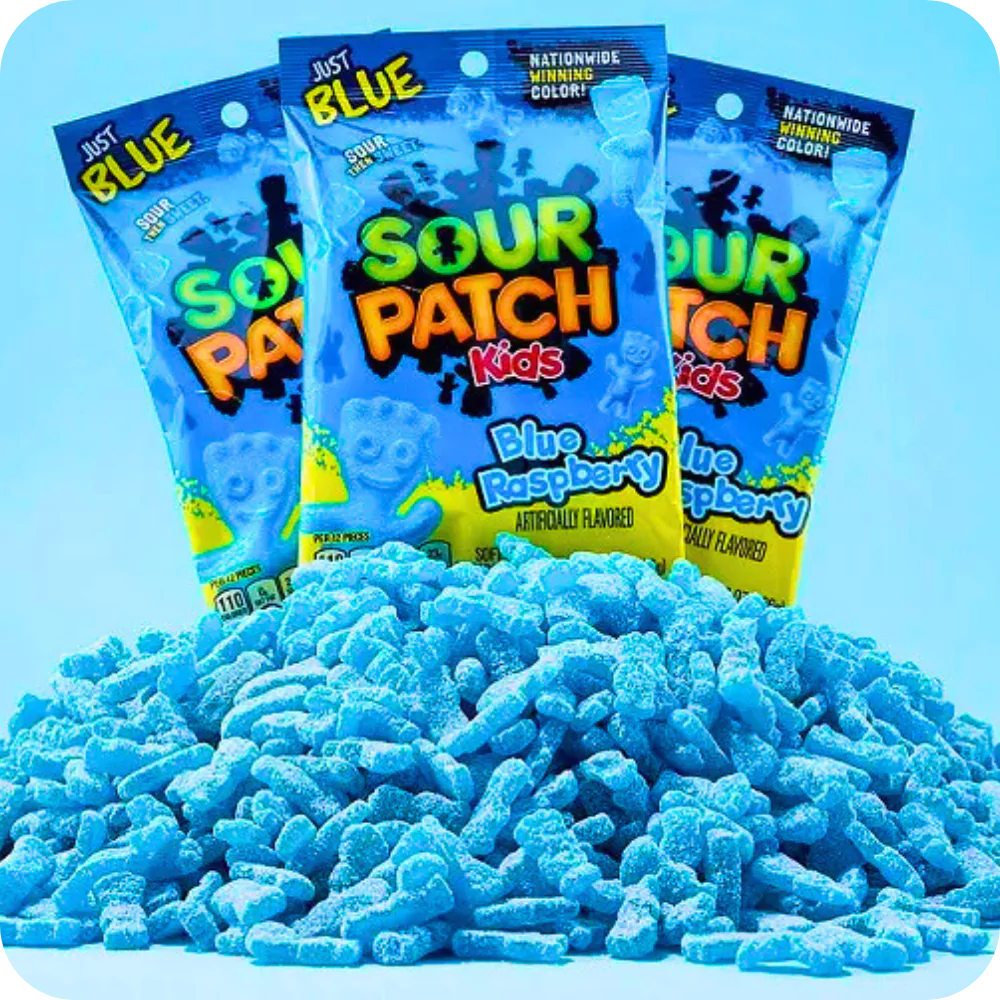 Sour Patch Kids Kék Málna